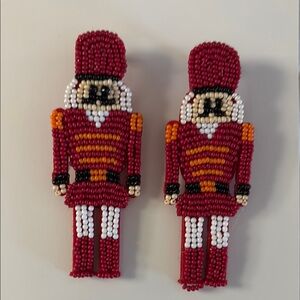Beaded Nutcracker Earrings